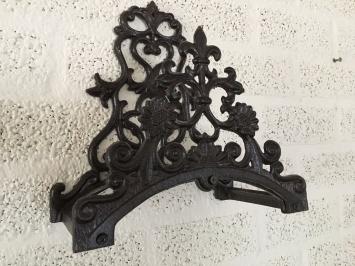 Wasserschlauchhalter aus Gusseisen - schwarz - romantisch